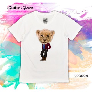 เสื้อยืดครอบครัวลาย"Lion" เสื้อยืดเนื้อดีใส่สบาย ไม่หด ไม่ย้วย