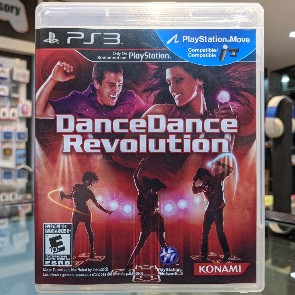 (ภาษาอังกฤษ) มือ2 PS3 Dance Dance Revolution แผ่นPS3 เกมPS3 มือสอง (DanceDanceRevolution PS Move Com