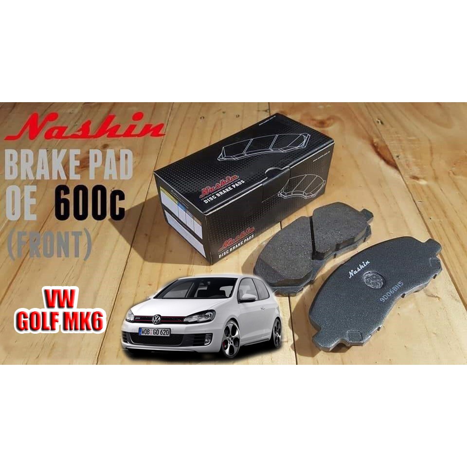 VW GOLF MK6 NASHIN OEM PERFORMANCE BRAKE PAD (600 DEGREE)