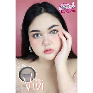 คอนแทคเลนส์ คอนแทคเลนส์แฟชั่น บิ๊กอาย Wink Contact lens ลาย VIVI RING เลนส์นิ่ม สุดๆ ยืน1 เลนส์ใส่สบายตาทั้งวัน