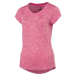 เสื้อคอวีแขนสั้นแบรนด์Pumaของแท้!!! รุ่นActive Training Womens Heather Cat T-Shirt (514121-21)