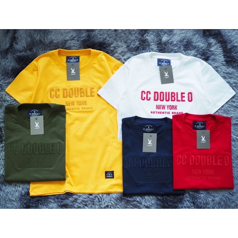 สินค้าขายดี เสื้อยืดงานปัก-งานป้าย CC-OO Cotton 100%( SMLXL )์ No.43