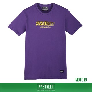 7th Street เสื้อยืด รุ่น MDT019 Dot Textrue-ม่วง ของแท้ 100%