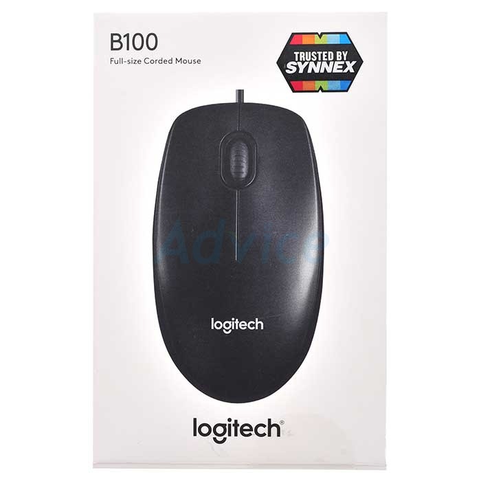 USB Optical Mouse LOGITECH (B100) Black
