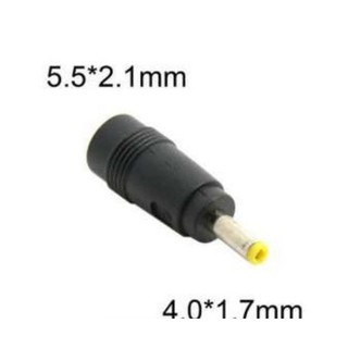 Teamtop 1PCs New 5.5x2.1mm Female Jack To 4.0x1.7mm Male Plug DC Power Connector Adapter