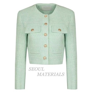 2103012  Tweed Jacket ทรงพอดีตัว