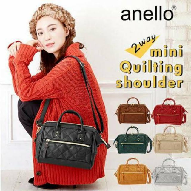 Anello กระเป๋าสะพายข้างรุ่น Quliting 2way Mini Shoulder Bag AH-H1861
