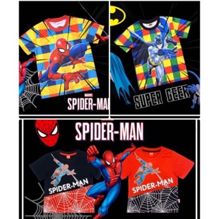 เสื้อเด็ก Spiderman ลิขสิทธิ์แท้💯 &gt;&gt;มีเก็บปลายทาง&lt;&lt;