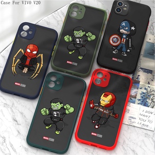 Vivo V20 SE V19 Neo V17 V15 S1 Pro 2021 เคสวีโว่ สำหรับ Case Superhero เคส เคสโทรศัพท์ เคสมือถือ Cases