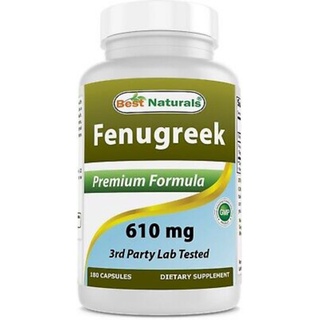 Best Naturals Fenugreek Seed Powder 610 mg 180 Capsules