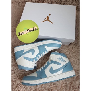 NIKE AIR JORDAN 1 MID "University Blue"(BQ6472-141)