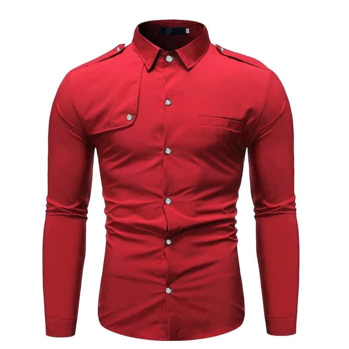 Kemeja HITS MORE WANTED BY GAN Xman James Man เสื้อเชิ้ตผู้ชายผู้ชายสํานักงานลําลองอย่างเป็นทางการ K