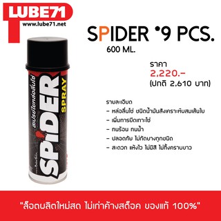 LUBE 71 สเปรย์หล่อลื่นโซ่ SPIDER(ใหญ่) จำนวน 9 กระป๋อง