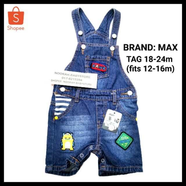 ของแท้ MAX OVERALL JUMPER BABY (18-24M)
