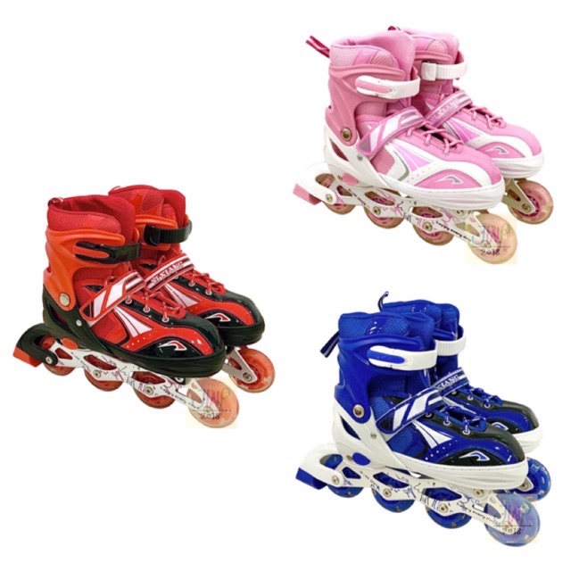 โรลเลอร์สเก็ต โรลเลอร์เบรด ล้อมีไฟทุกล้อ Roller skate, roller blade, in-line skate คุณภาพดี