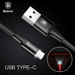 Baseus USB Type C Cable For Samsung S9 Note 8 Fast Charger Cable For Huawei Xiaomi Mi 5 6 Mobile Phone USB Type-C Cable