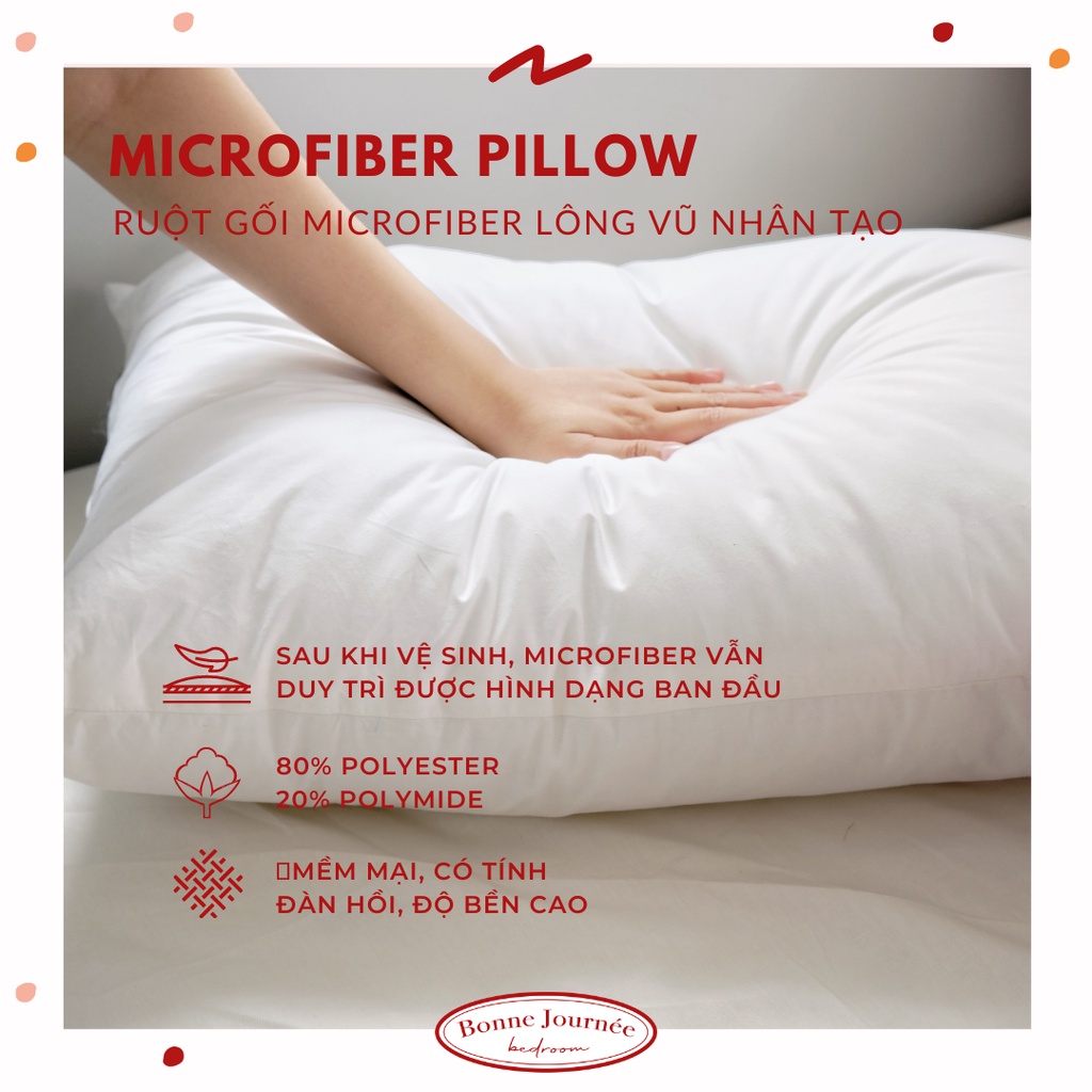 (สี PILLOW) ODD 01 Insert PREMIUM PREMIUM หมอนคอตตอนไมโครไฟเบอร์ (ขนนกเทียม) ช่วยป้องกันอาการปวดคอแ