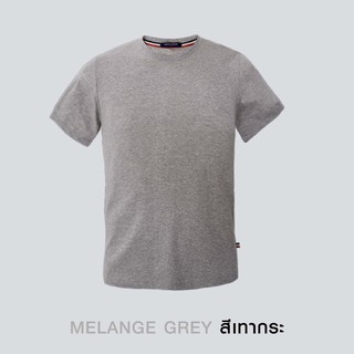 📢สีเทาGREY📢 สีพื้น เสื้อผู้ชาย เสื้อยืดผู้ชาย คอกลม แขนสั้น