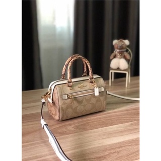 COACH MICRO ROWAN CROSSBODY IN SIGNATURE CANVAS (COACH 2300)