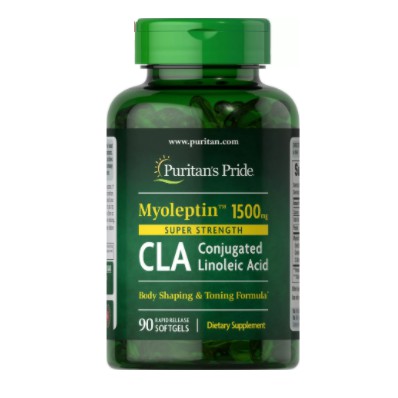((exp. 04/2023)) USA แท้ อาหารเสริมช่วยควบคุมน้ำหนัก Puritan's Pride Super Strength Myo-Leptin™ CLA 