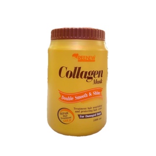 รีนิว คอลลาเจน มาส์ก ดับเบิ้ล สมูท แอนด์ ชายน์ REENEW  Collagen Mask