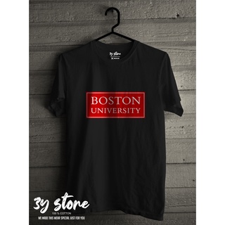 เสื้อยืดโอเวอร์ไซส์เสื้อยืด พิมพ์ลาย Boston UNIVERSITY Campus State Campus สําหรับเด็กนักเรียน อายุ 3 ปีS-3XL