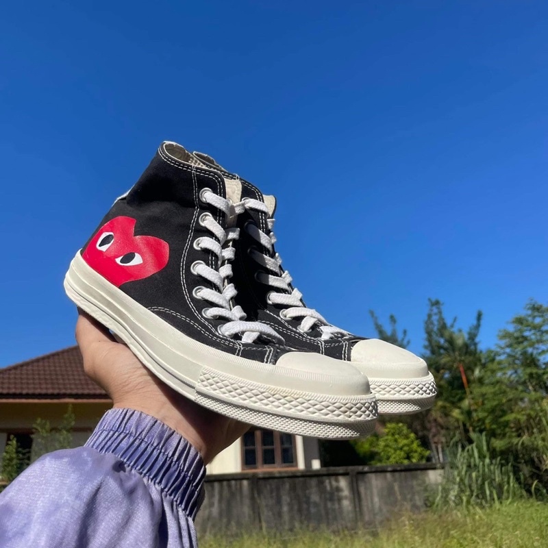 Converse 70's Comme Play Black White แท้