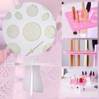 Makeup brush drying storage rack แผ่นจัดระเบียบเก็บแปรงแต่งหน้า ช่วยจัดระเบียบ ได้อย่างลงตัว ช่วยจัดเก็บและสะดวก