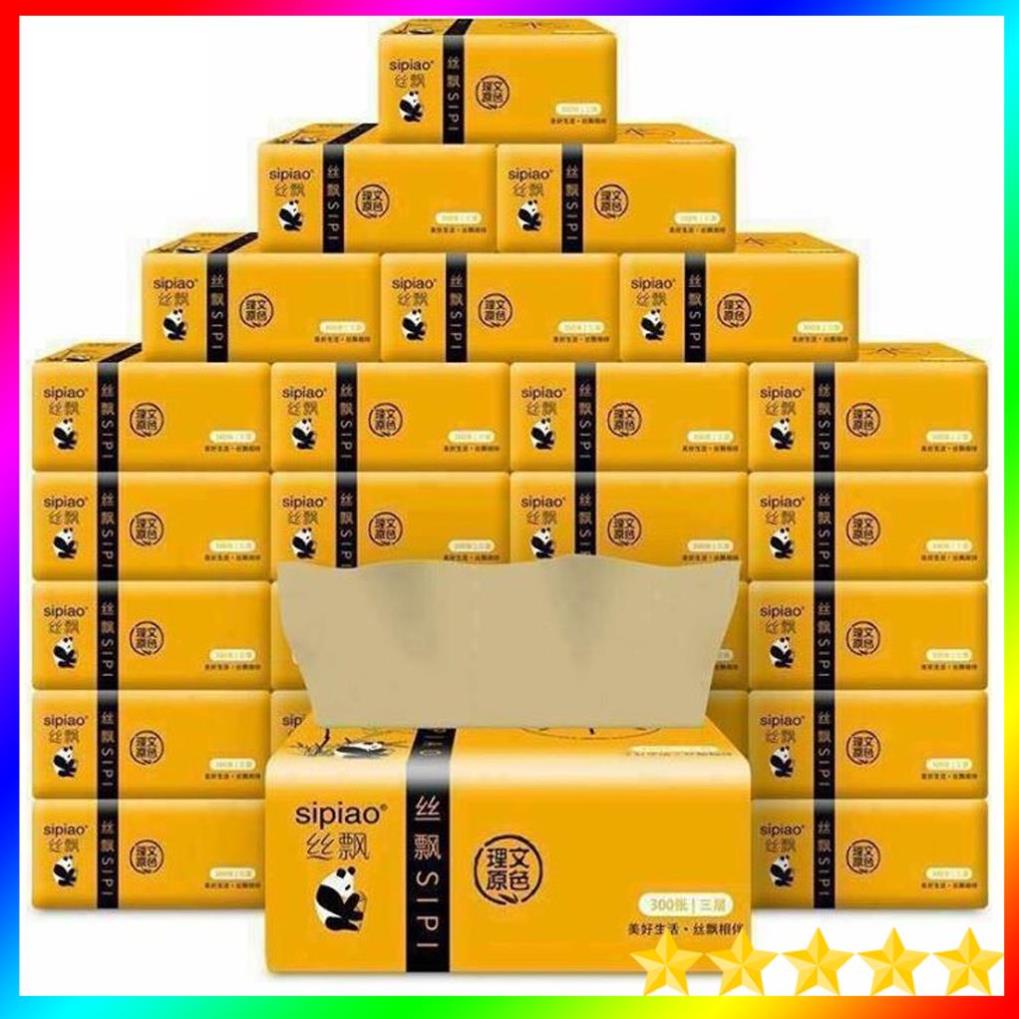 Panda Napkin Box - กล่องผงไม้ไผ่ 30 แพ็คไม่มี Bleach Mina Shop