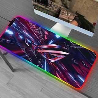 Sovawin แผ่นรองเมาส์มีไฟ Gaming Mouse Pad RGB 7colors (300×800×4)เปลี่ยนไฟได้ 14 โหมด