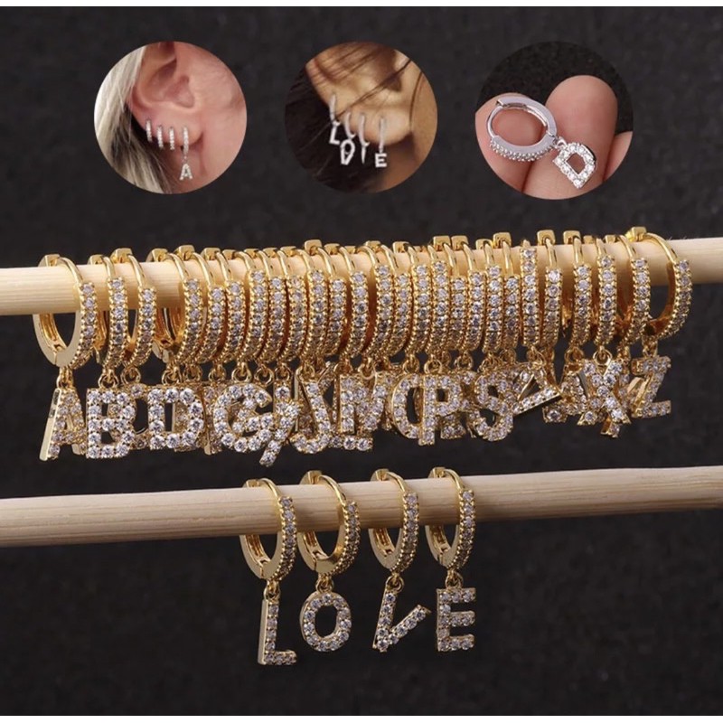 The alphabet earring