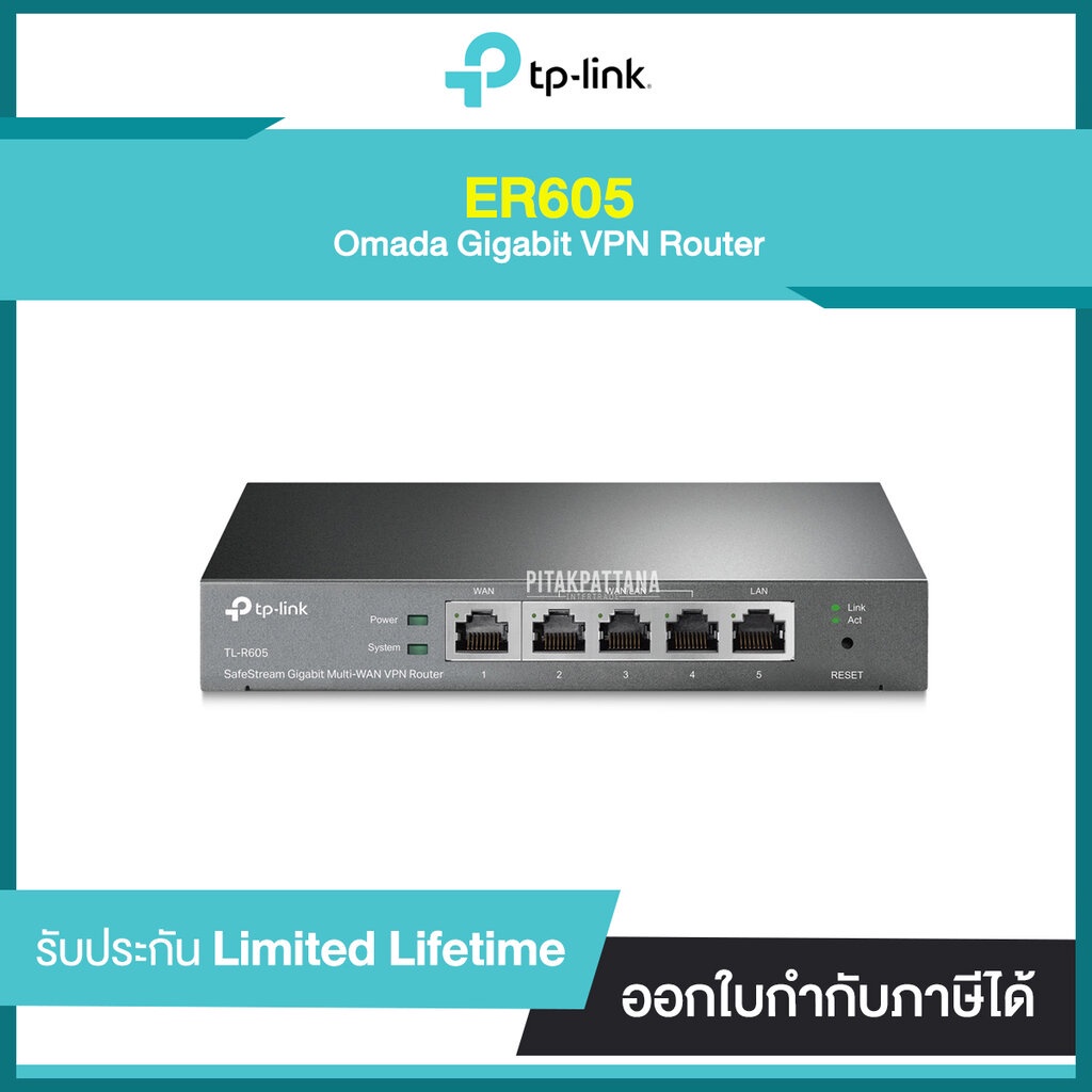 人気急上昇 SafeStream Gigabit Multi-WAN VPN Router TL-R605