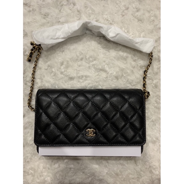 New Chanel Classic woc Black caviar Ghw