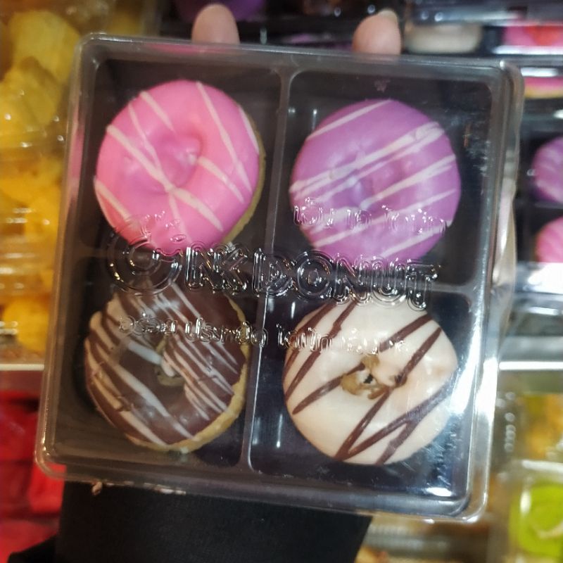 NK Donut 4 ชิ้น สั่งขั้นต่ำ 3 กล่องคละได้ทั้งร้าน