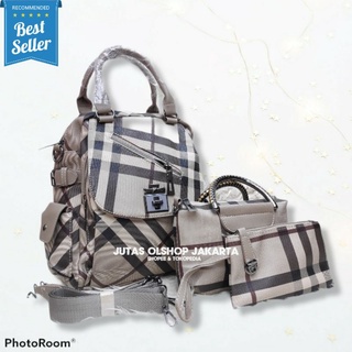 Bb กระเป๋าเป้สะพายหลัง (Burberry) สําหรับเด็ก 888435-7 พรีเมี่ยม - รูปภาพจริง