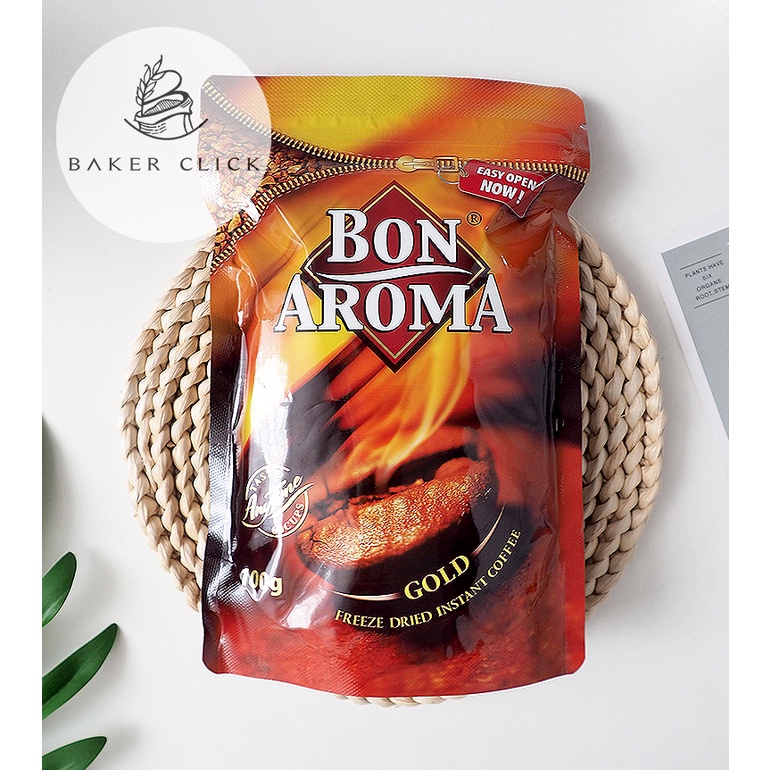 กาแฟ บอน อโรมาโกลด์ 100g. Bon Aroma Gold Coffee Instant Coffee (สำหรับแถมโกโก้ทิวลิป)