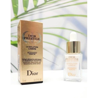 เซรั่ม Dior Prestige Light-in-White La Solution Lumiere Activated Serum Exceptional Illuminating and Regenerating 5ml.