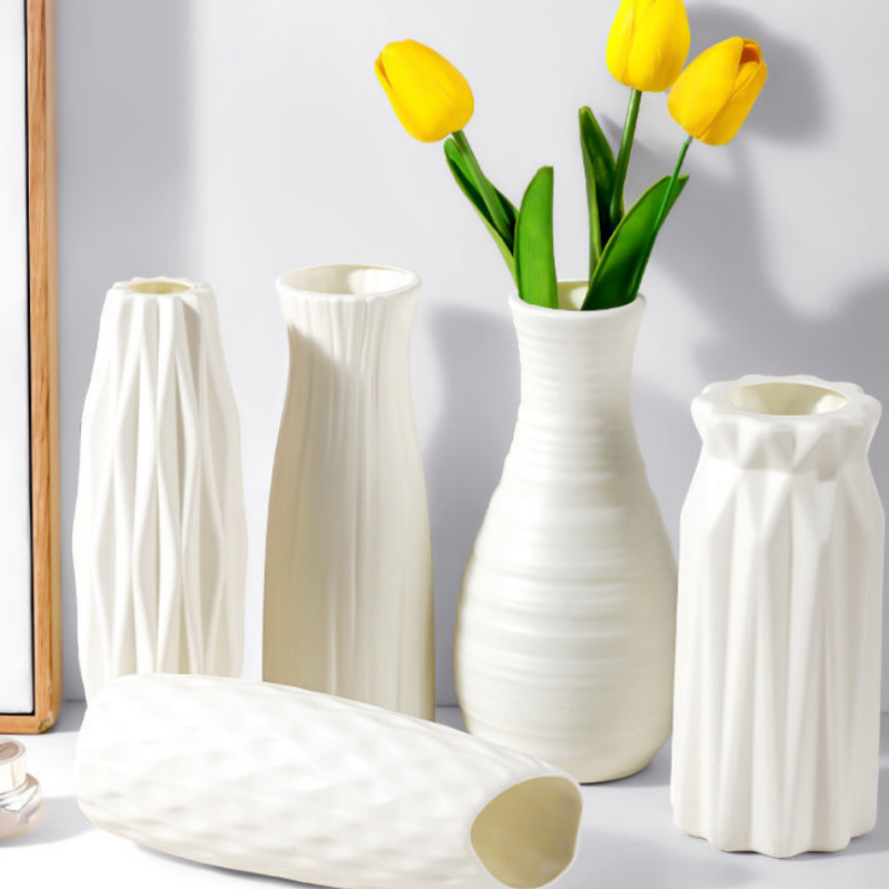 แจกันเซรามิคพลาสติก PE สไตล์นอร์ดิก สําหรับตกแต่งบ้าน - รูปที่ 6