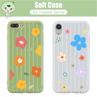 Silicone Case Huawei Enjoy 9 Plus Nova 2i 3i 4e Mate 20 30 Pro Y9 Prime 2019 Y7 Pro 2019 P Smart Z Plus Mate 10 Lite P30 Lite Flowers TPU Phone Case