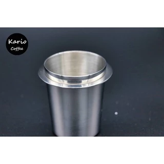 ถ้วยโดส กระบอก รองผงกาแฟไม่ให้หก 51mm 53mm 58mmงผง กระบอกโดสกาแฟ Silver ถ้วยสแตนเลส ตวงเมล็ด มีให้เลือกสองสี