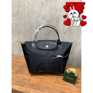 📮@1,499.-(Size S หูสั้น)🔥🔥ลดถูกมากก🔥🔥+(แถมพวงกุญแจ) Longchamp Le Pliage Club  Top Handle S