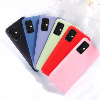 For Samsung Galaxy A31 A11 M11 A01 A21S A51 A71 5G A41 Case For Samsung A41 Cover Liquid Silicone Soft Protector Back Funda Case For Samsung A41 A31 A21 M21 M31