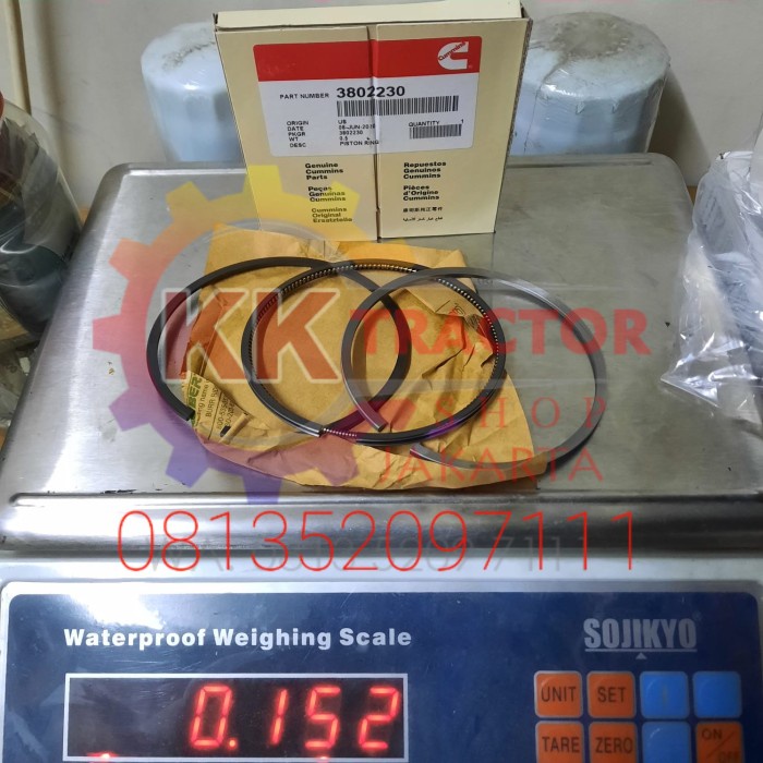 RING PISTON CUMMIN US PC200-7 6D102 PN 3802230