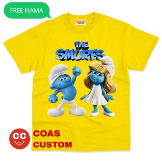 เสื้อยืด พิมพ์ลาย The SMURFS สําหรับเด็ก