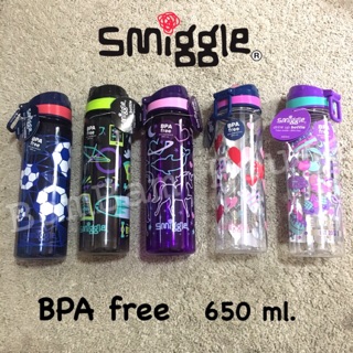 📫พร้อมส่ง 👉Smiggle กระบอกน้ำหลอดดูดลายใหม่