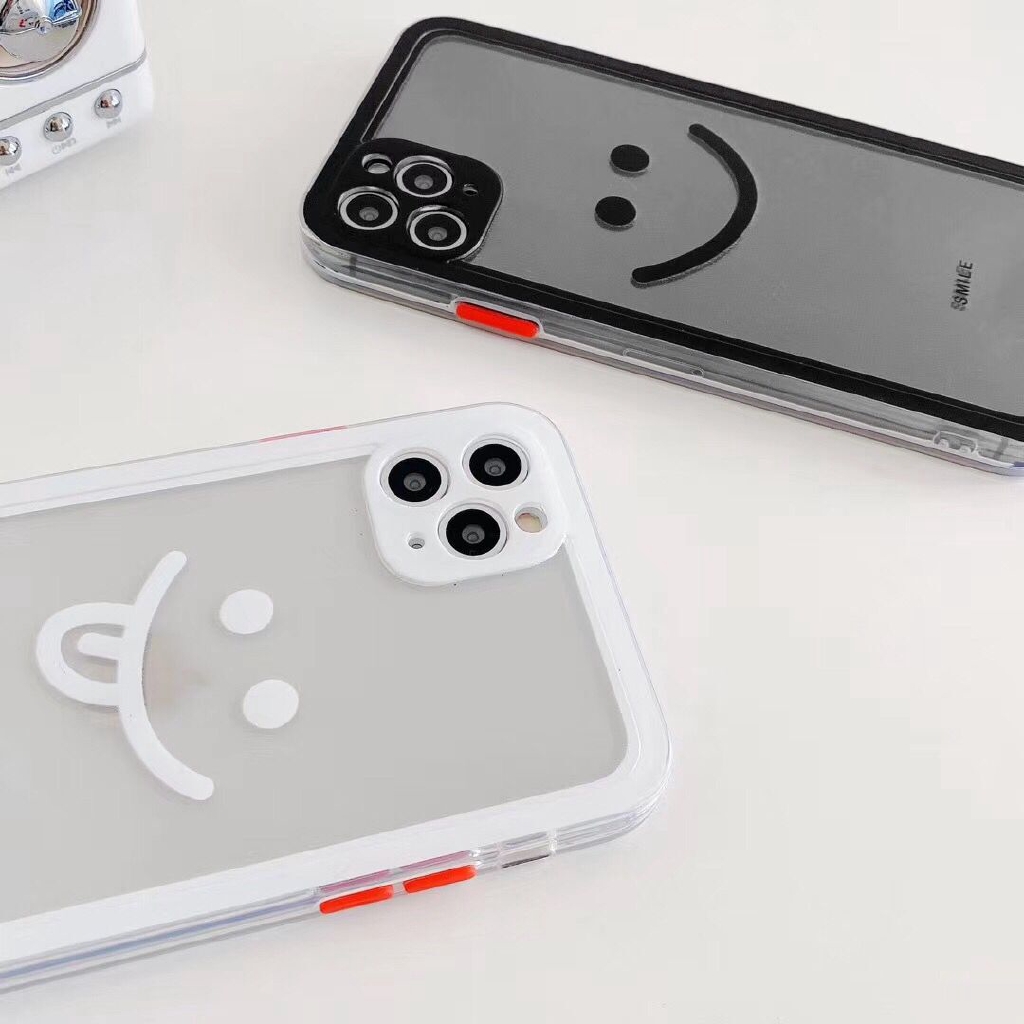 IPhone 11 pro Max X XS XR XSMAX 6 6s 7 8 Plus Fashion Smile Label TPU ...