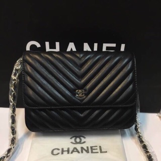 💝ellapupe shop💝 👜CHANEL Woc 8”&amp;10"พรีเมี่ยม สะพาย กระทัดรัด