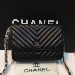 💝ellapupe shop💝 👜CHANEL Woc 8”&amp;10"พรีเมี่ยม สะพาย กระทัดรัด