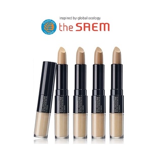 [THE SAEM] Cover Perfection Ideal Concealer Duo 4.2g / 4.5g คอนซีลเลอร์ ปกปิดเรียบเนียน สินค้าเกาหลีแท้ๆส่งตรงจากเกาหลี