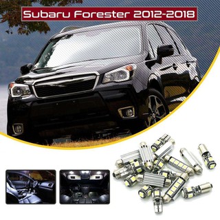 Subaru Forester (SJ) หลอดไฟ​ LED​ ตกแต่ง​ภายใน​ มีให้เลือกหลายสี ; สดใส ;รับประกัน 1 ปี; ไฟแผนที่ ไฟเพดาน ไฟป้ายทะเบียน